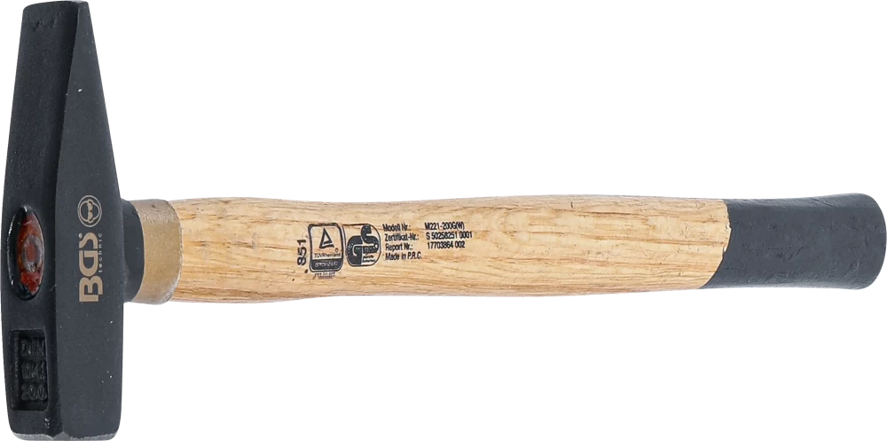 Lakatoskalapács | fanyelű | DIN 1041 | 200 g