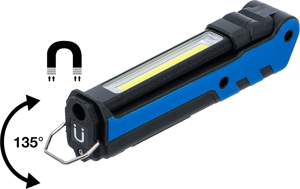 Akkumulátoros elhajlítható lámpa | COB-LED | 5 W