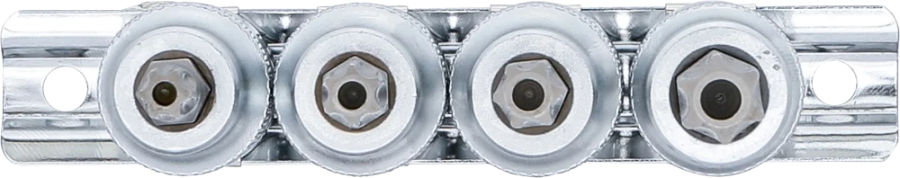 Behajtófej-készlet | 12,5 mm (1/2") | T-profil (Torx) T40 furattal - T55 | 4 darabos
