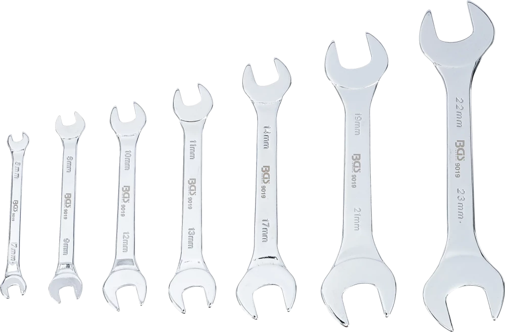 Villáskulcskészlet | extra lapos | 6 - 23 mm | 7 darabos