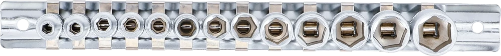 Dugókulcskészlet, hatszögletű | 6,3 mm (1/4") | 4 - 14 mm | 13 darabos