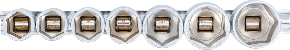 Dugókulcskészlet, hatszögletű | 12,5 mm (1/2") | 20 - 32 mm | 7 darabos