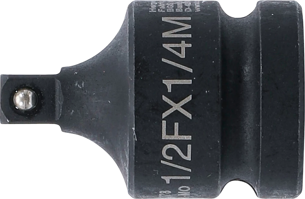 Levegős dugókulcs adapter | 12,5 mm (1/2") - 6,3 mm (1/4")