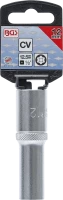 Dugókulcs, Super Lock, mély | 12,5 mm (1/2") | 12 mm