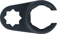 Lambdaszonda kulcs | Szögben kivitelezett | 12,5 mm (1/2") kettős 4 szögletű | 22 mm | 11 mm-es hasíték