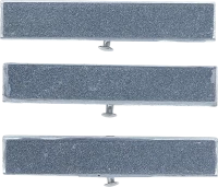 Tartalék szorítópofák honolószerszámhoz BGS 1156 | 50 mm-es pofák | K 220 | 3 darabos