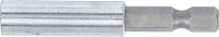 Mágneses behajtófej-tartó | Külső hatszögletű 6,3 mm (1/4") | 60 mm