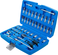 Dugókulcskészlet | 6,3 mm (1/4") | 46 darabos