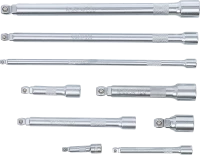 Billenős hosszabbító készlet | 6,3 mm (1/4"), 10 mm (3/8"), 12,5 mm (1/2") | 9 darabos