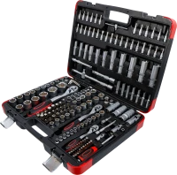 Dugókulcskészlet | 6,3 mm (1/4") / 10 mm (3/8") / 12,5 mm (1/2") | 172 darabos