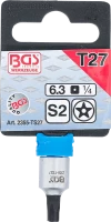 Behajtófej | 6,3 mm (1/4") | TS-profil (Torx Plus) TS27 furattal