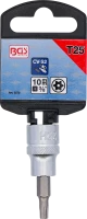 Behajtófej | 10 mm (3/8") | T-profil (Torx) T25 furattal
