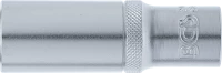 Dugókulcs, Super Lock, mély | 12,5 mm (1/2") | 19 mm