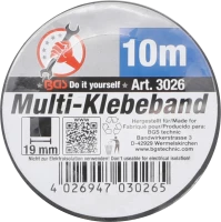 Multi ragasztószalag | fekete | 19 mm x 10 m