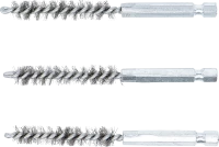 Acélkefe | 9 mm | 6,3 mm (1/4") | 3 darabos