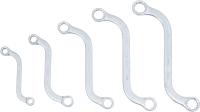 S formájú csillagkulcs-készlet | coll méretek | 3/8" - 3/4" | 5 darabos