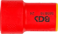 VDE dugókulcs hatszögletű | 10 mm (3/8") | 16 mm
