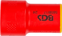 VDE dugókulcs hatszögletű | 10 mm (3/8") | 17 mm