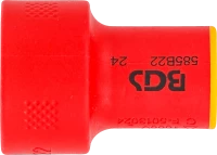 VDE dugókulcs hatszögletű | 10 mm (3/8") | 22 mm
