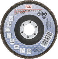 Legyező alakú csiszolótárcsa | Ø 115 mm | K 120