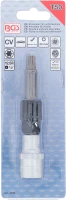 Behajtófej generátorhoz | 12,5 mm (1/2") | T-profil (Torx) T50
