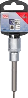 Behajtófej | Hossz 100 mm | 12,5 mm (1/2") | Belső hatszögletű 4 mm