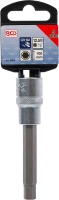 Behajtófej | Hossz 100 mm | 12,5 mm (1/2") | Belső hatszögletű 9 mm