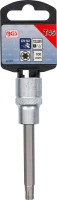 Behajtófej | Hossz 100 mm | 12,5 mm (1/2") | T-profil (Torx) T45