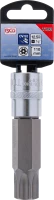 Behajtófej | Hossz 110 mm | 12,5 mm (1/2") | T-profil (Torx) T100 furattal