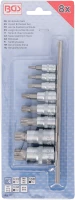 Behajtófej-készlet | (XZN) | M4 - M16 | 8 darabos