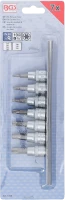 Behajtófej-készlet | 10 mm (3/8") | T-profil (Torx) T15 - T50 | 7 darabos