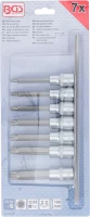 Behajtófej-készlet | 12,5 mm (1/2") | (XZN) M5 - M14 | 7 darabos