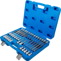 Behajtófej-készlet | 12,5 mm (1/2") | T-profil (Torx) | 32 darabos