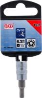 Behajtófej | 6,3 mm (1/4") | TS-profil (Torx Plus) TS27 furattal