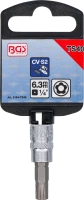 Behajtófej | 6,3 mm (1/4") | TS-profil (Torx Plus) TS40 furattal