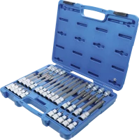 Behajtófej-készlet | 12,5 mm (1/2") | TP-profil (Torx Plus) TP20 - TP70 | 32 darabos