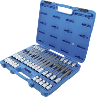 Behajtófej-készlet | 12,5 mm (1/2") | TPS-profil (Torx Plus) furattal TPS20 - TPS70 | 32 darabos