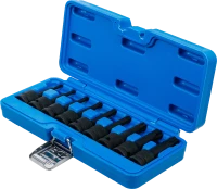Levegős dugókulcskészlet | 12,5 mm (1/2") | T-profil (Torx) T20 - T70 | 9 darabos