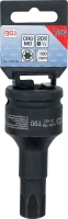 Levegős dugókulcs | Hossz 100 mm | 20 mm (3/4") | T-profil (Torx) T90
