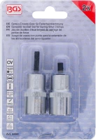 Rugós tag rögzítőkulcs készlet | 12,5 mm (1/2") | 5 x 7 mm + 5,5 x 8,2 mm | 2 darabos
