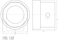 Dugókulcs kerékagyanyához | nyolcszögletű | R.O.R. utánfutókhoz | 127 mm