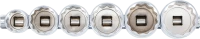 Dugókulcskészlet, tizenkétszögletű | 12,5 mm (1/2") | 24 - 38 mm | 6 darabos