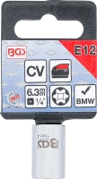 Speciális dugókulcsbetét | E-profil | 6,3 mm (1/4") | E12 | BMW-ablakemelőhöz