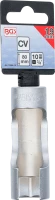 Speciális dugókulcsbetét, hasított | 10 mm (3/8") | 19 mm