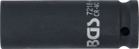 Levegős dugókulcs hatszögletű, mély | 12,5 mm (1/2") | 18 mm