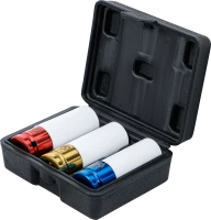 Légkulcsfej készlet | 12,5 mm (1/2") | 17 - 19 - 21 mm | 3 darabos