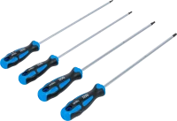 Csavarhúzó készlet | extra hosszú | T-profil (Torx) | T15 - T30 | 4 darabos