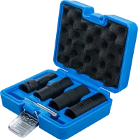 Speciális levegős, fordítóbetétes dugókulcskészlet | hatszögletű és csavarhúzó 17 - 19 - 21 mm | 12,5 mm (1/2") | 3 darabos