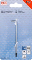 Derékszögű kulcs | extra hosszú | T-profil (Torx) T10