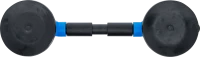 Dupla gumi szívókorong | ABS | Flexibilis fejekkel | Ø 120 mm | 390 mm